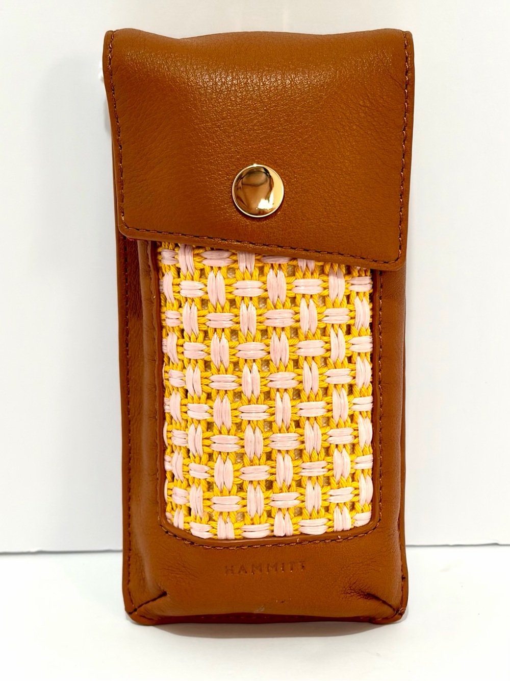 Hammitt Sunny Sleeve Sunglasses Case In Pink Lemonade With Shiny Gold NWT!!!